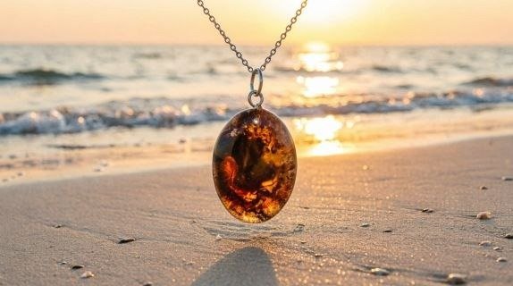Ámbar Fuego — joya artesanal Fustchic