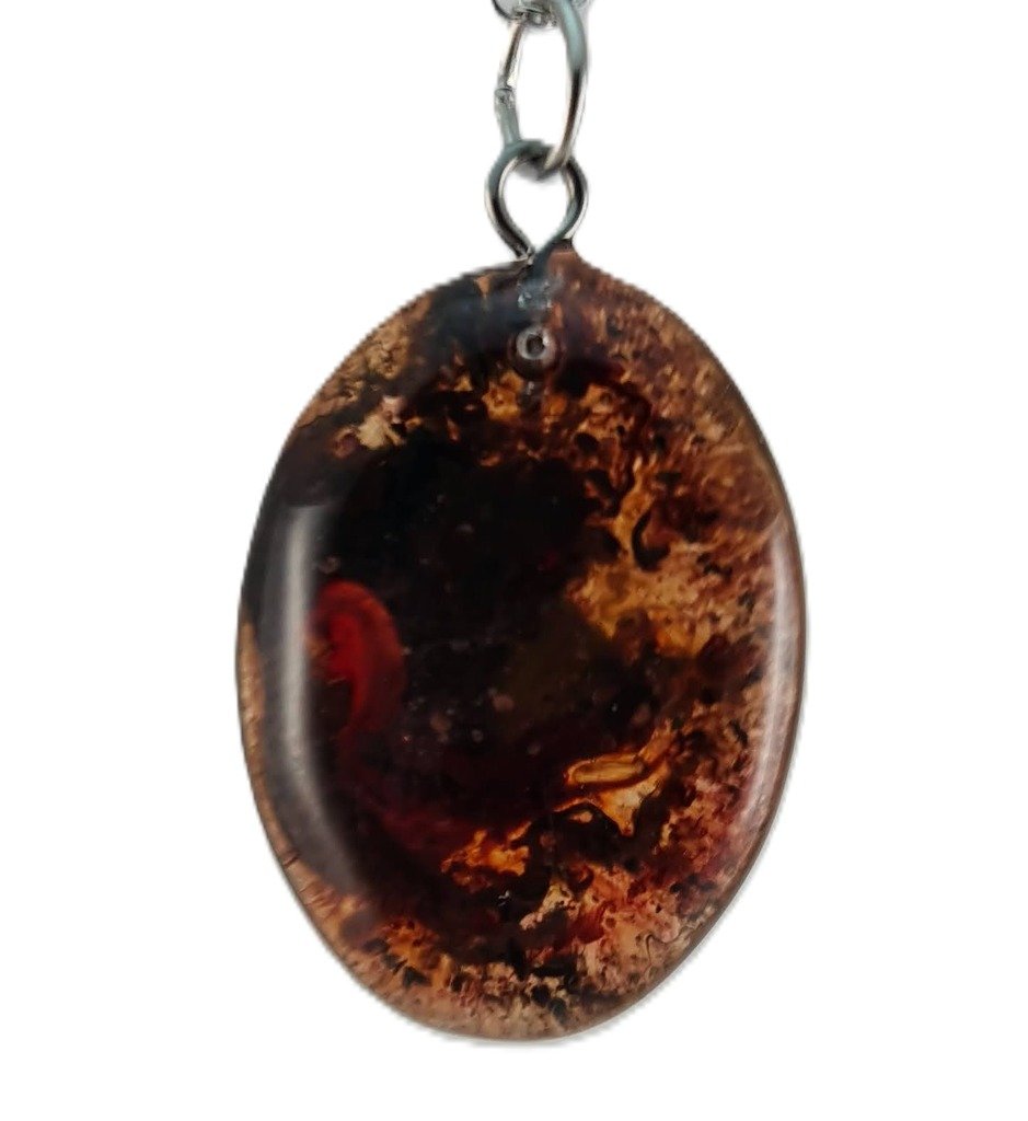Ámbar Fuego — joya artesanal Fustchic