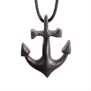 Ancla de Madera — joya artesanal Fustchic