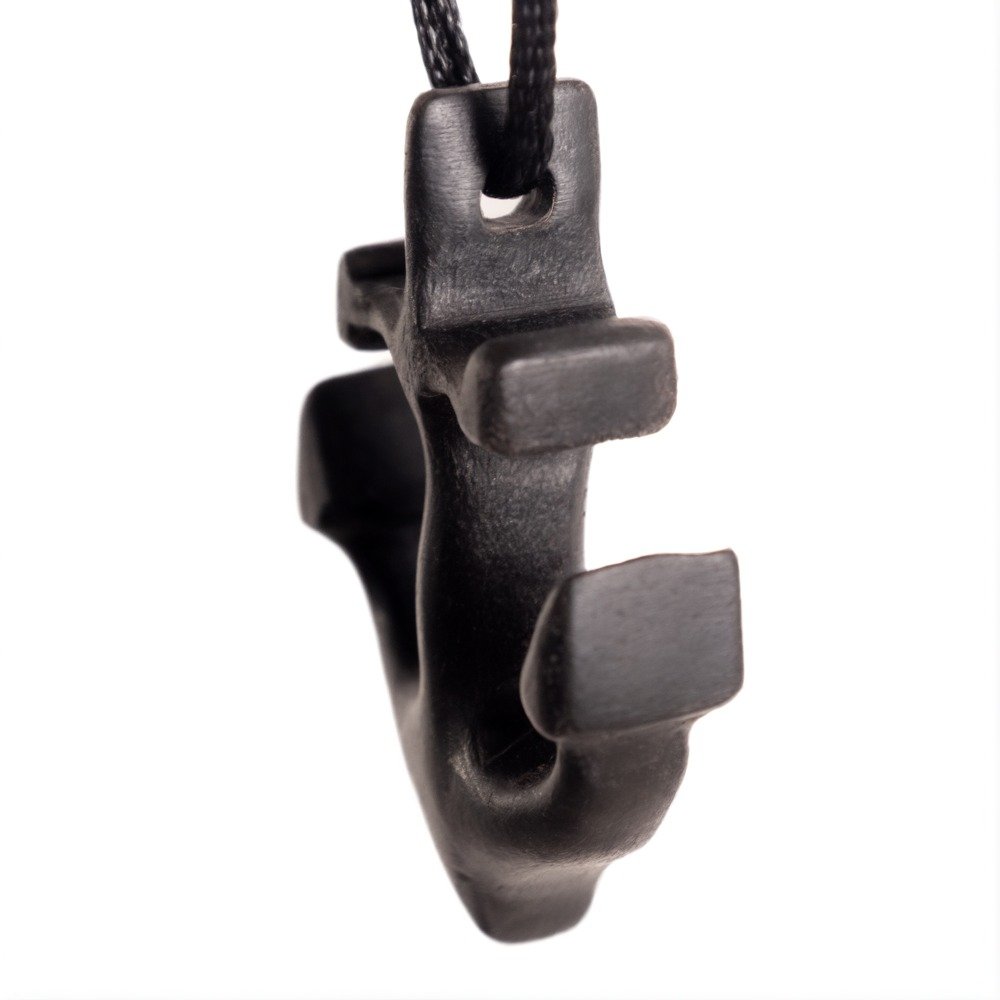 Ancla de Madera — joya artesanal Fustchic