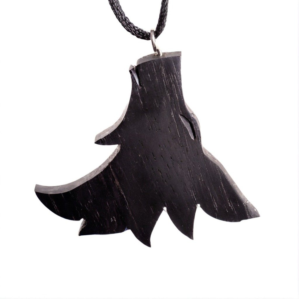 Lobo Silueta — joya artesanal Fustchic