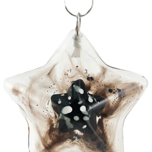 Estrella Negra — joya artesanal Fustchic