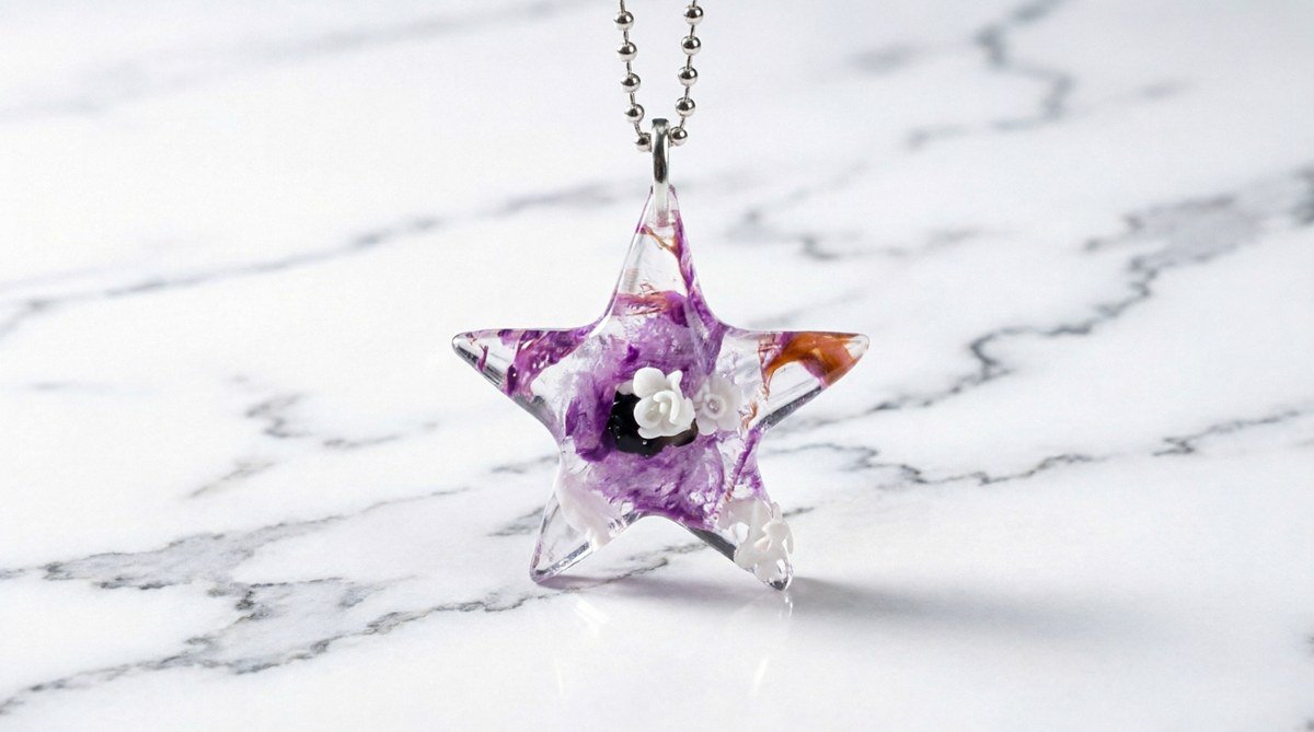 Estrella Rosa Sideral — joya artesanal Fustchic
