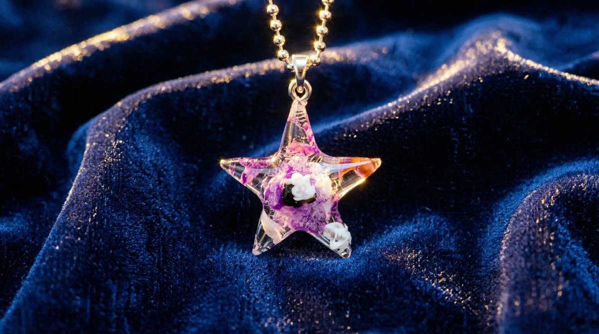 Estrella Rosa Sideral — joya artesanal Fustchic