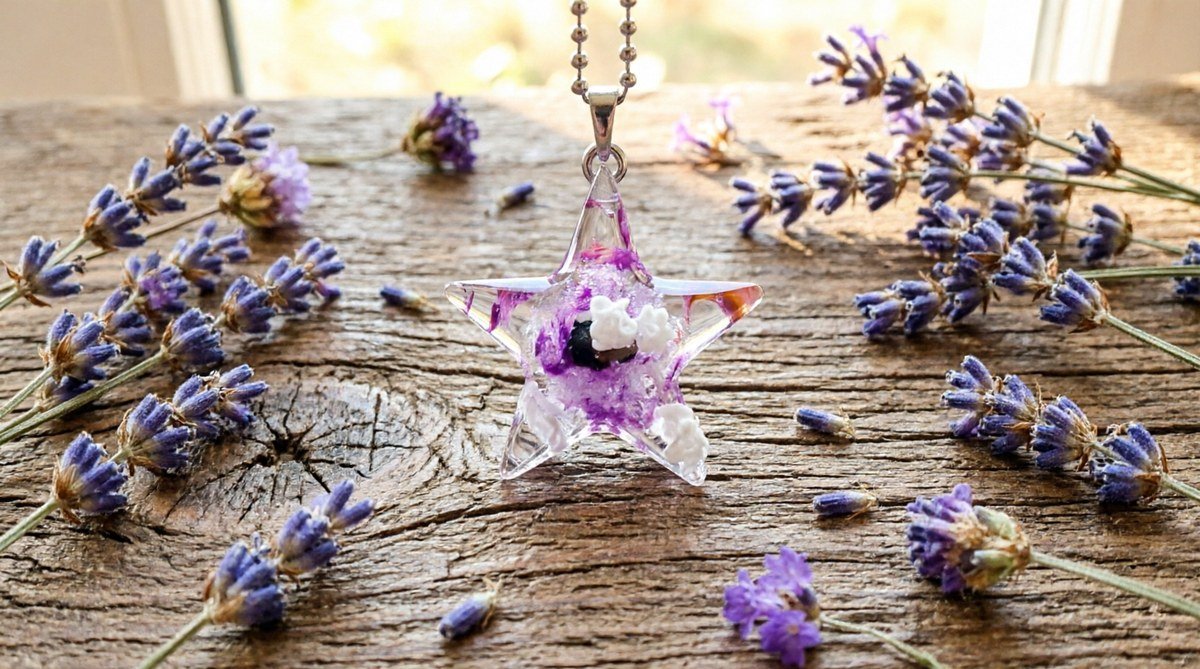 Estrella Rosa Sideral — joya artesanal Fustchic